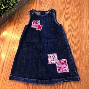 [GAP] Embroidery Patch Jean Jumper